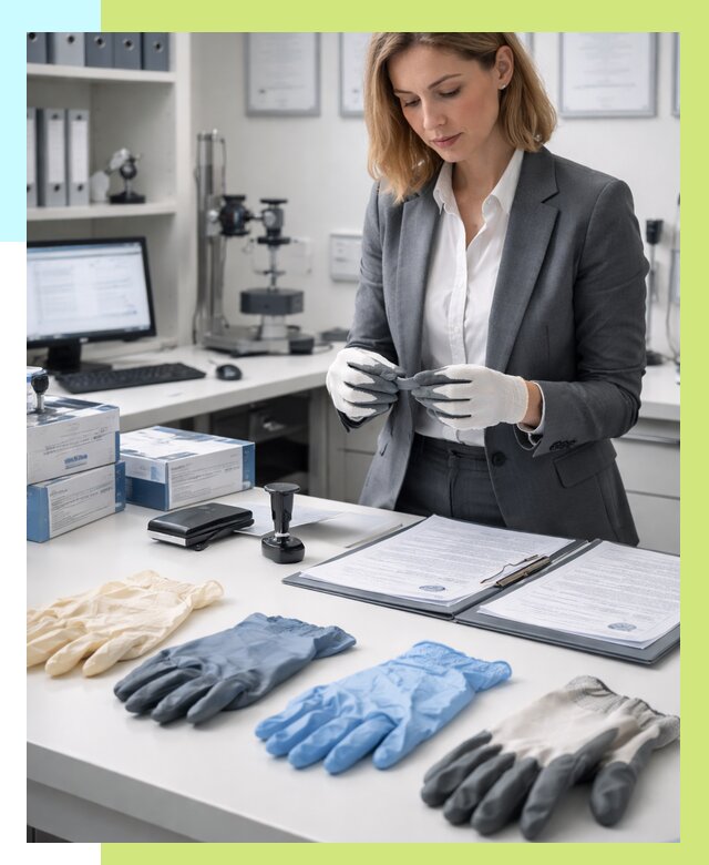 Сертификация перчаток в Вольске от 8608 р. | Алешин-Вль