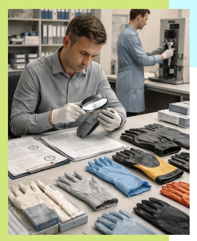 Сертификация перчаток и средств защиты продукции в Вольске