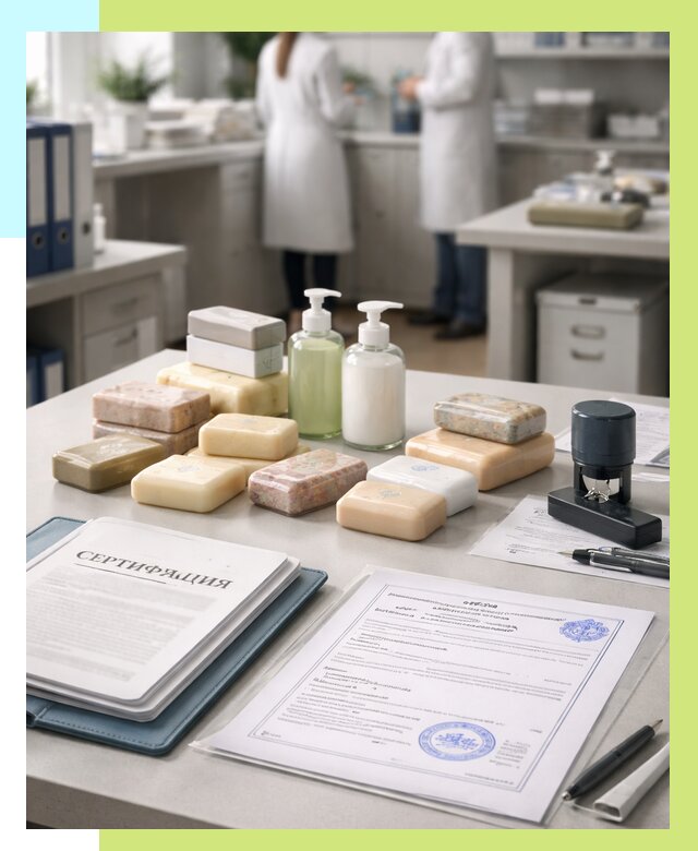 Сертификация мыла и сертификат на мыло в Вольске от 12152 | Алешин-Вль
