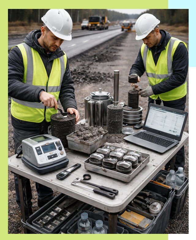 Сертификация асфальта: испытания и подтверждение в Вольске