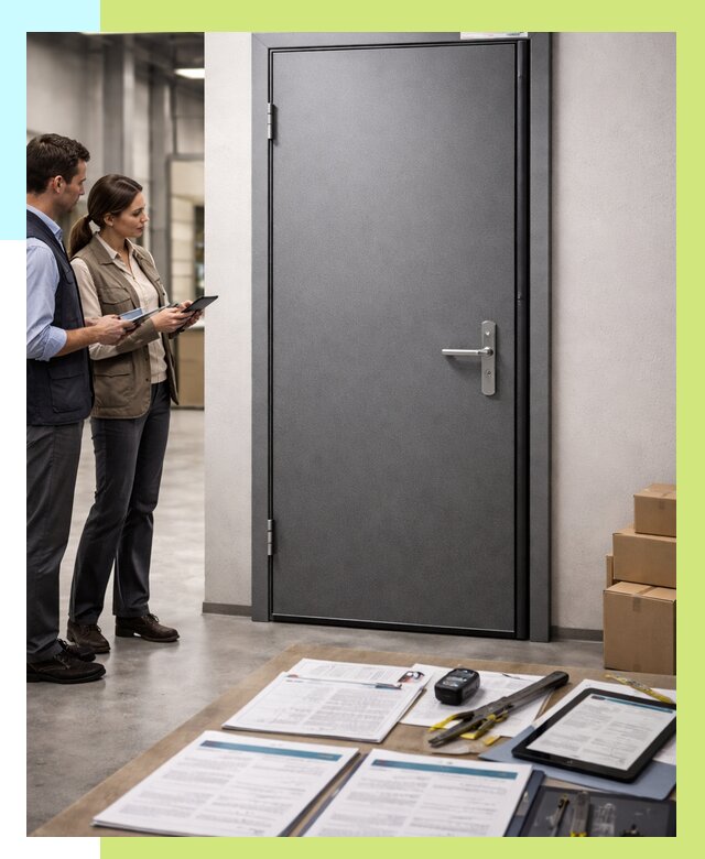 Сертификация противопожарных дверей в Вольске от 9114 р. | Алешин-Вль