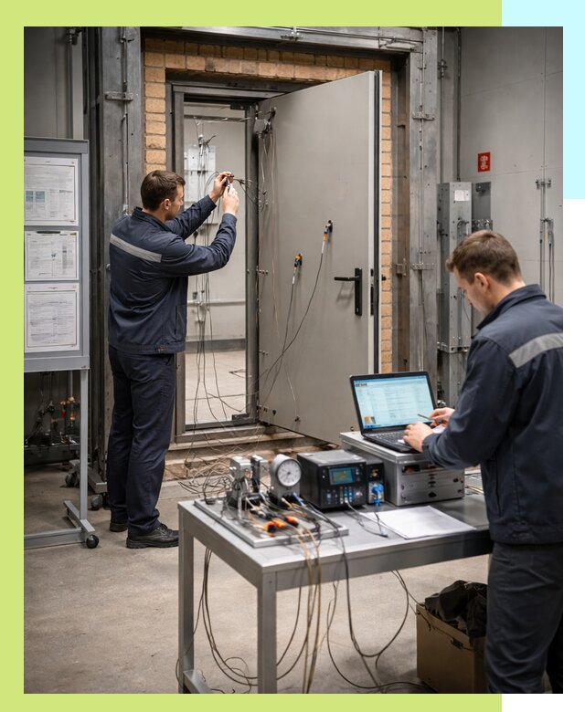 Сертификация противопожарных дверей в Вольске по ГОСТ и ТР