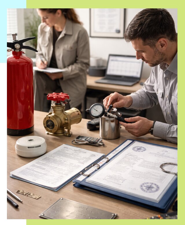 Сертификация пожарного оборудования в Вольске от 15191 р.|Алешин-Вль