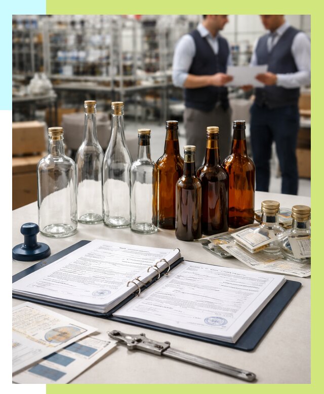 Сертификация стеклянных бутылок в Вольске от 25318 р. | Алешин-Вль