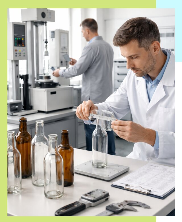 Сертификация стеклянных бутылок и сопутствующей упаковки в Вольске