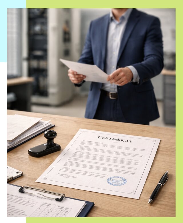 Сертификат на оборудование в Вольске от 15191 р. | Алешин-Вль