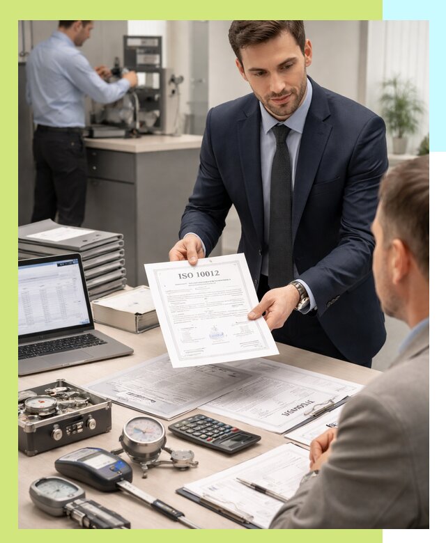 Выдача сертификата ISO 10012 по требованиям метрологии в Вольске