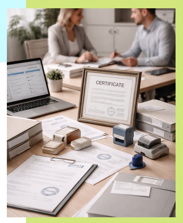 Сертификация компании в Вольске от 45572 р. | Алешин-Вль — заказ